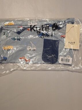 NWT Kyte Baby Toddler Crew Neck Tee in Construction Short Sleeves Size 5T